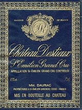 Chateau Destieux 2000 Grand Cru